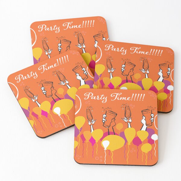 Item preview, It's party time!!!!!!! Bright orange graphic designed and sold by Dani Vittz.