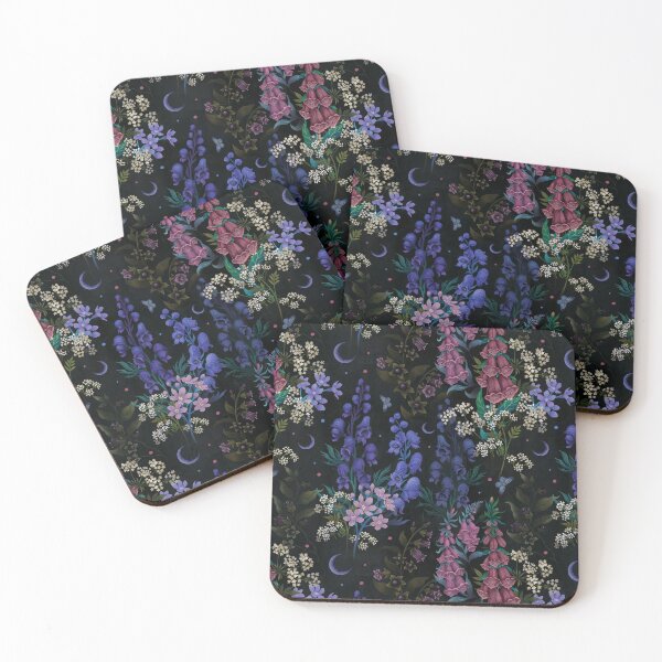 Item preview, Purple Night Floral designed and sold by episodicDrawing.