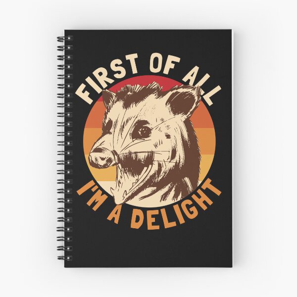 Item preview, First Of All I'm A Delight Possum Retro I'm A Delight Gear designed and sold by DynamicDesign.