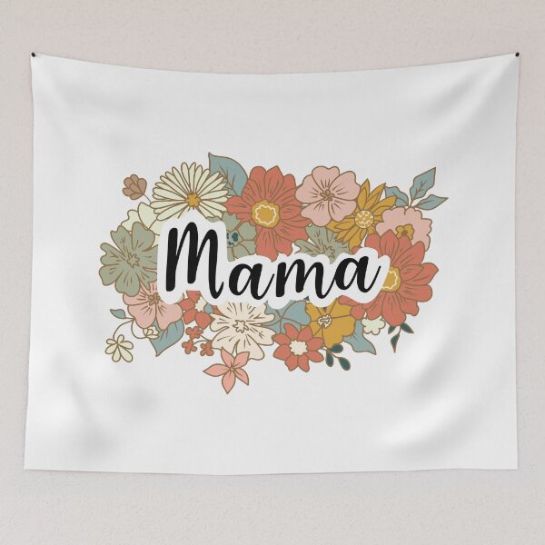 Item preview, Floral Mama Retro Flowers designed and sold by MagnoliaLake.