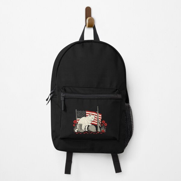 Item preview, Vintage Cat American USA Flag Memorial Day 4th of July designed and sold by TalalosART.