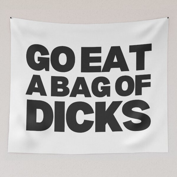 Item preview, Funny Insult Bag Quote – Bold Adult Humor designed and sold by UNK-Fatigues.