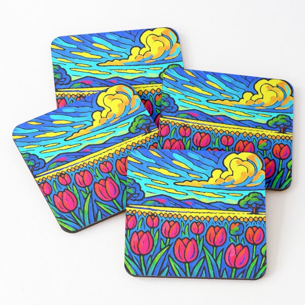 Item preview, Vibrant Tulip Horizon designed and sold by ChrisButler.