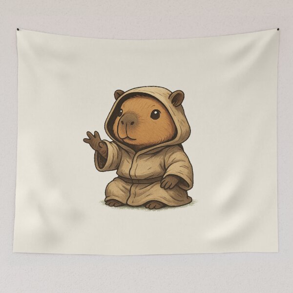 Item preview, Tiny Space Capybara designed and sold by CapyMood.