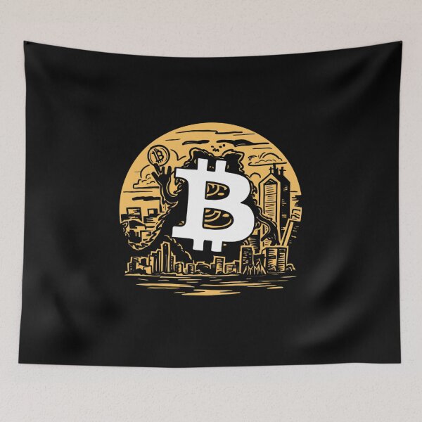 Item preview, Bitcoin Horizon Minimalist Crypto Future designed and sold by RadDeck.
