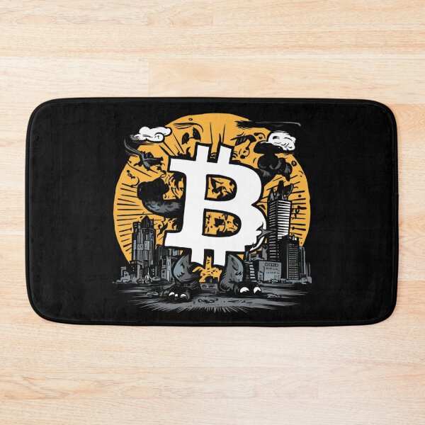 Item preview, Bitcoin Drift Minimalist Crypto Motion designed and sold by RadDeck.