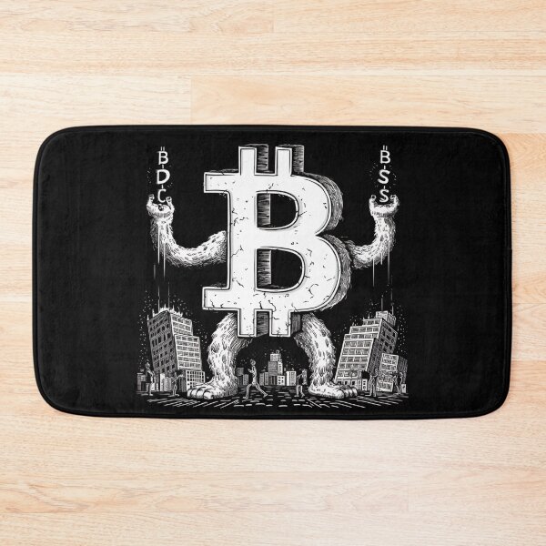 Item preview, Bitcoin Halo Minimalist Crypto Glow designed and sold by RadDeck.