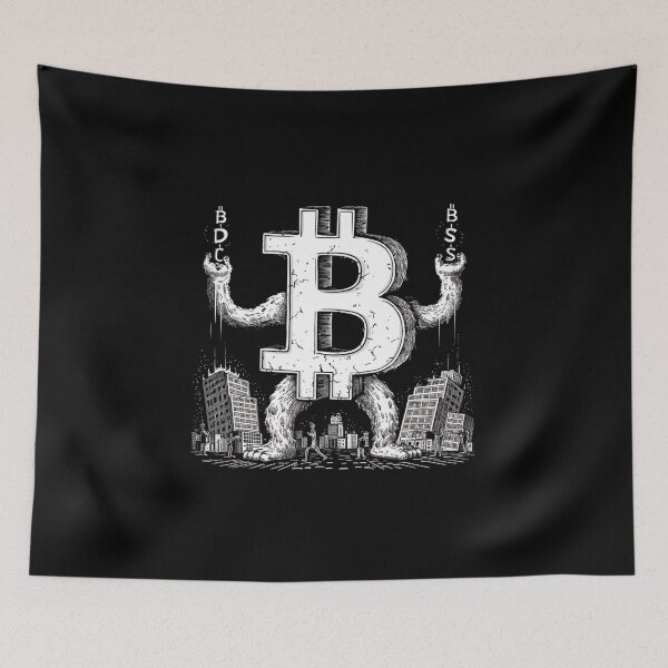 Item preview, Bitcoin Halo Minimalist Crypto Glow designed and sold by RadDeck.