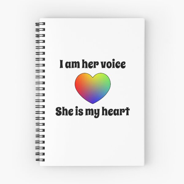 Item preview, I am her voice she is my heart designed and sold by shaybosh.