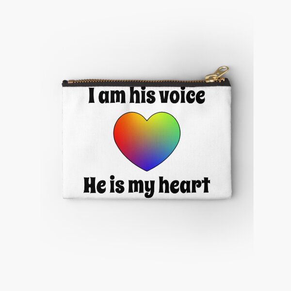 Item preview, I am his voice he is my heart designed and sold by shaybosh.