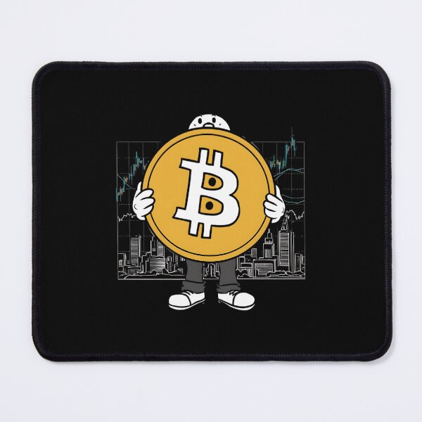 Item preview, Bitcoin Wealth Minimalist Crypto Art designed and sold by RadDeck.