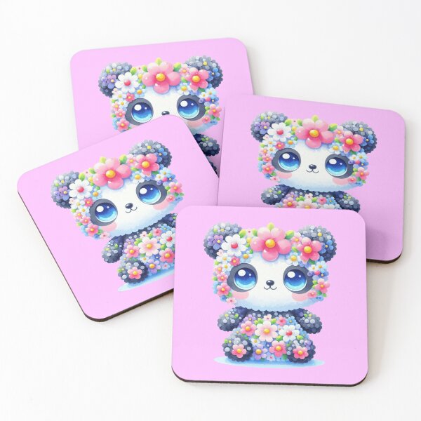 Item preview, Flower Panda 5 designed and sold by PANDALOVEART.