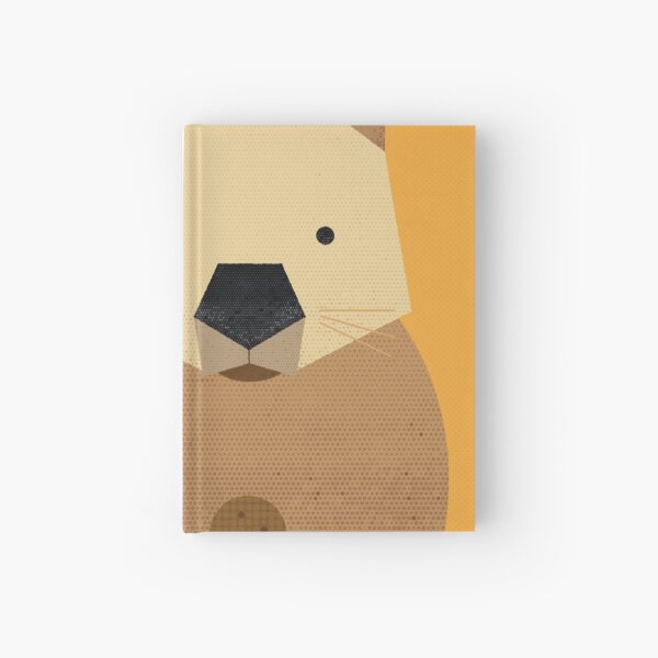Vista previa del artículo con la obra «Wombat caprichoso», diseñado y vendido por printedsparrow.