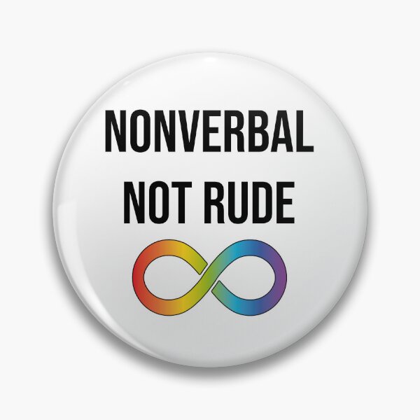 Item preview, Nonverbal not rude   designed and sold by shaybosh.