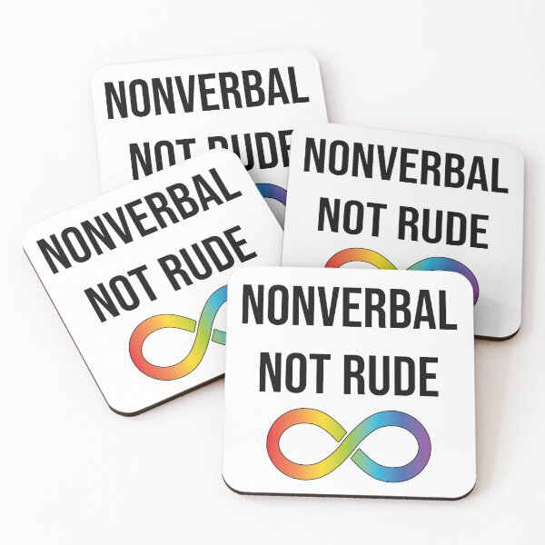 Item preview, Nonverbal not rude   designed and sold by shaybosh.