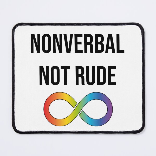 Item preview, Nonverbal not rude   designed and sold by shaybosh.
