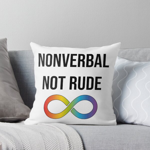 Item preview, Nonverbal not rude   designed and sold by shaybosh.