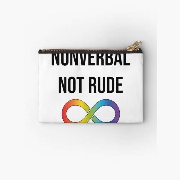 Item preview, Nonverbal not rude   designed and sold by shaybosh.