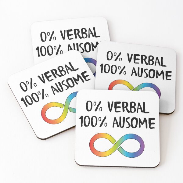 Item preview, Nonverbal autism 0% verbal 100% ausome  designed and sold by shaybosh.