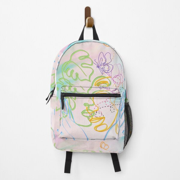 Item preview, “Interwoven Souls” – Abstract Women Faces with Butterflies, Bees & Nature designed and sold by ByMile.