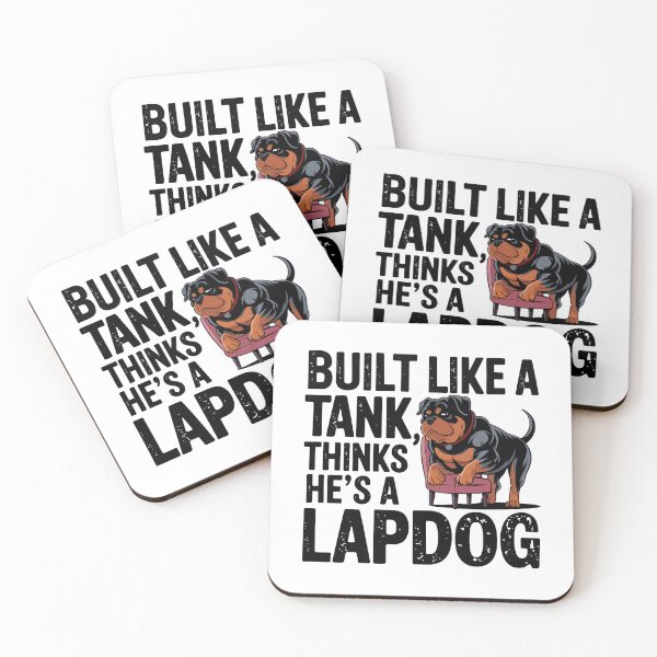 Item preview, Buff Rottweiler Cartoon - Tough Dog Funny Art designed and sold by WildlifeInc.