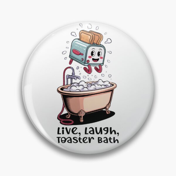 Item preview, Live Laugh Toaster Bath  designed and sold by ArtFromBeyond.