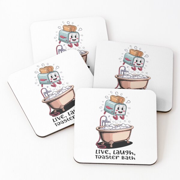 Item preview, Live Laugh Toaster Bath  designed and sold by ArtFromBeyond.