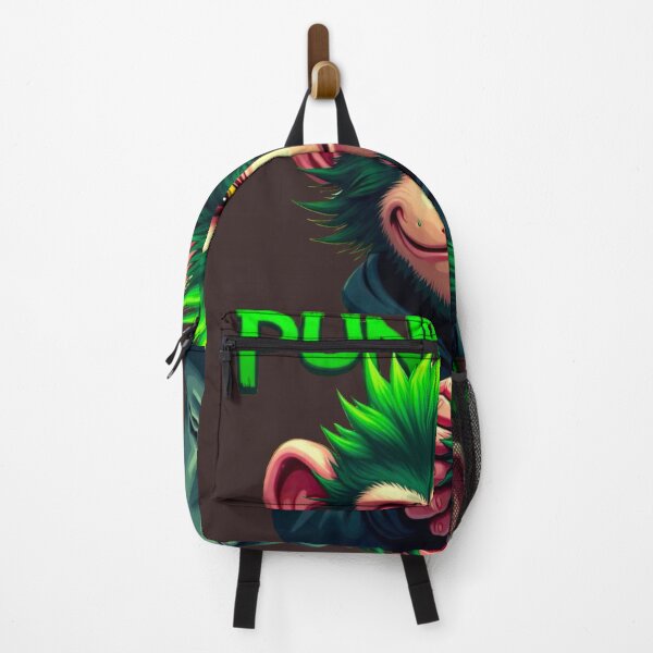 Aperçu de l'œuvre Punk Monkey avec attitude créée et vendue par Thaivi Design.