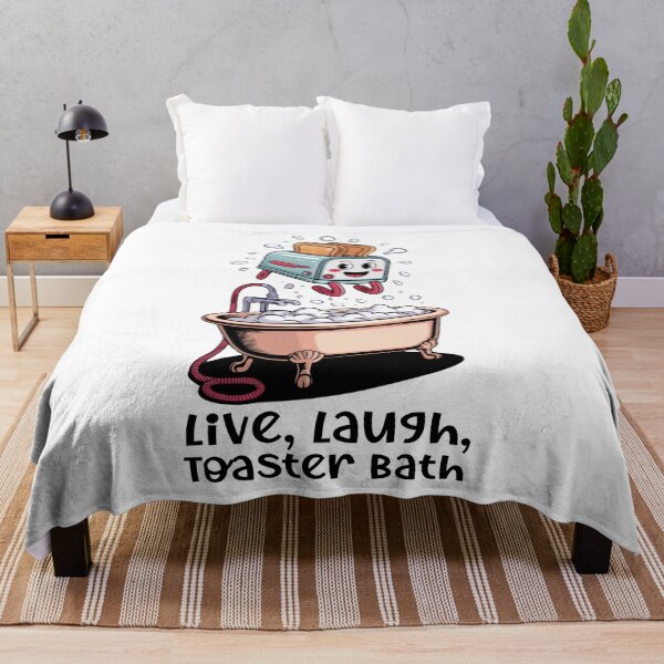 Item preview, Live Laugh Toaster Bath  designed and sold by ArtFromBeyond.