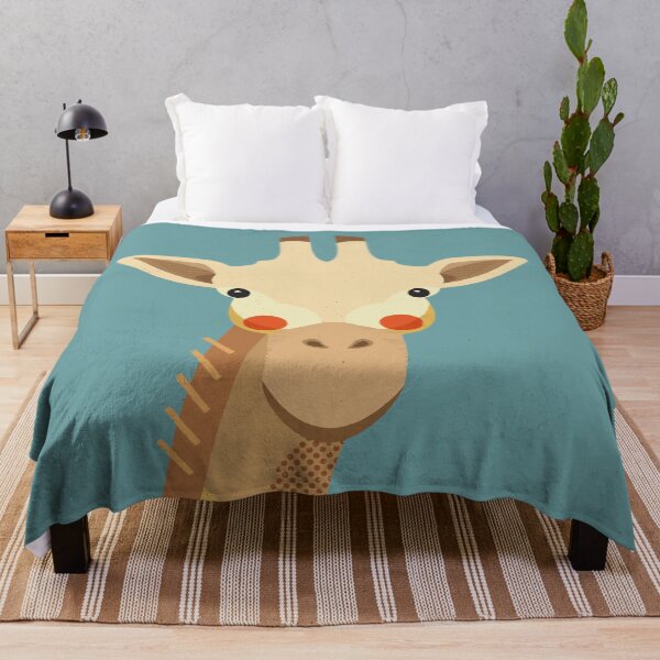 Artikelvorschau, Giraffe, Tierportrait entworfen und verkauft von printedsparrow.