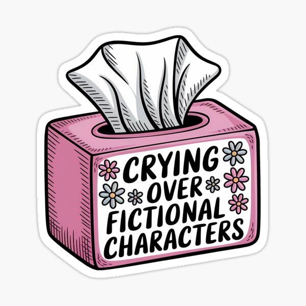 Item preview, Crying Over Fictional Characters designed and sold by Digital Art Works  Hub.