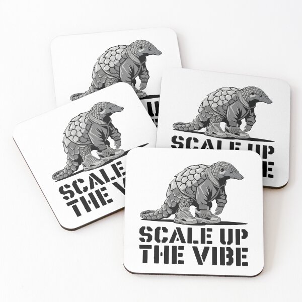 Item preview, Scale Up the Vibe Pangolin Art designed and sold by WildlifeInc.