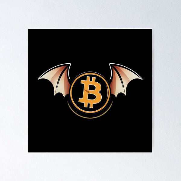 Item preview, Bitcoin Satoshi Minimalist Tribute Art designed and sold by RadDeck.
