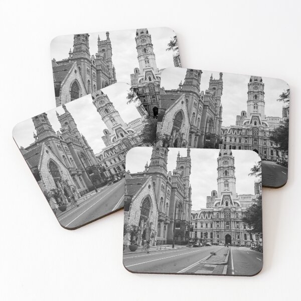 Item preview, Philadelphia Gothic and City Hall in Monochrome designed and sold by Aure50.