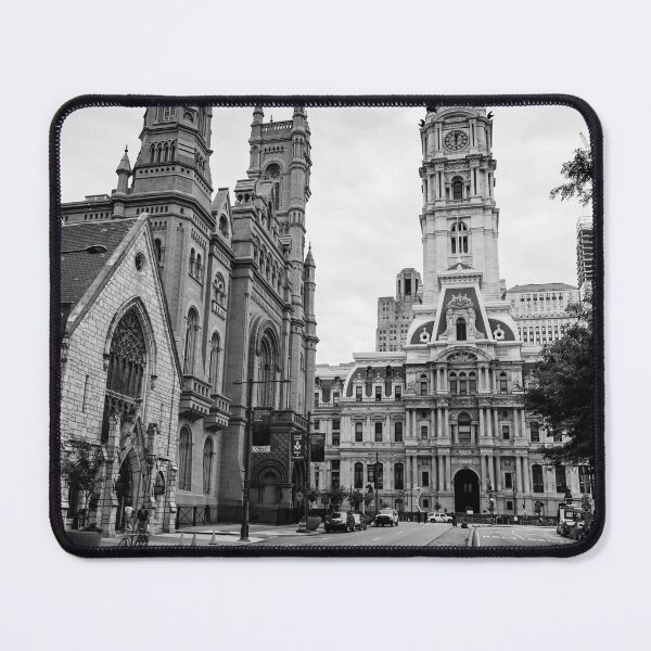 Item preview, Philadelphia Gothic and City Hall in Monochrome designed and sold by Aure50.