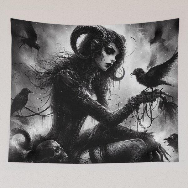 Artikelvorschau, Dunkle Gothic Rabenkunst entworfen und verkauft von TheDarkWardrobe.