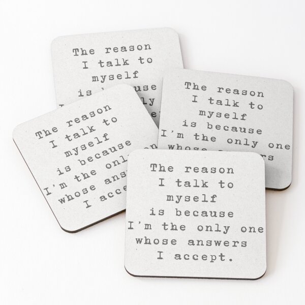 Item preview, “The Reason I Talk to Myself" - George Carlin Inspired Artwork designed and sold by thetravelinguu.