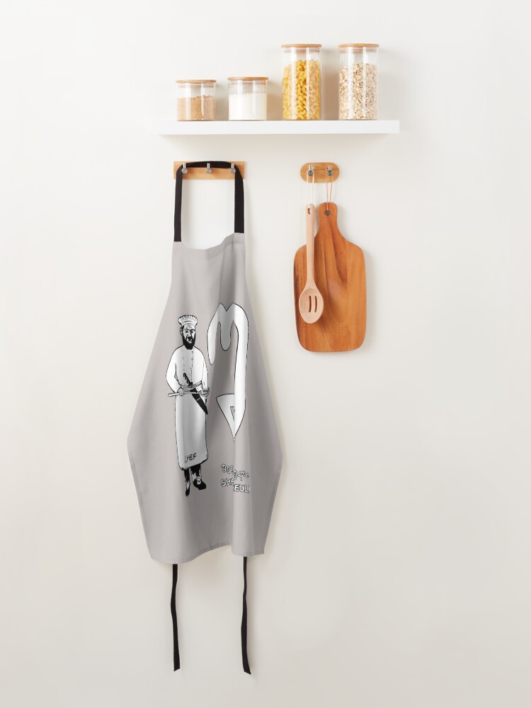 Thumbnail 4 of 6, Apron, Pirosmani's chef designed and sold by DostoyevskyNSon.