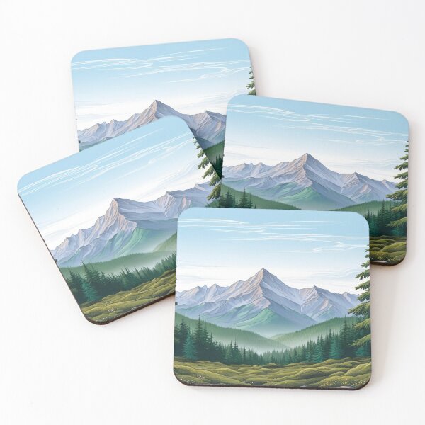 Item preview, Mountain and Forest in the Sky of Freedom designed and sold by All Creative Designer.