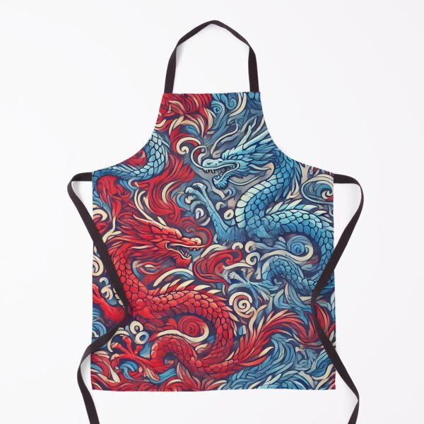 Item preview, Tessellated Dragons – Bold Red and Blue Design designed and sold by JCo. Studios.