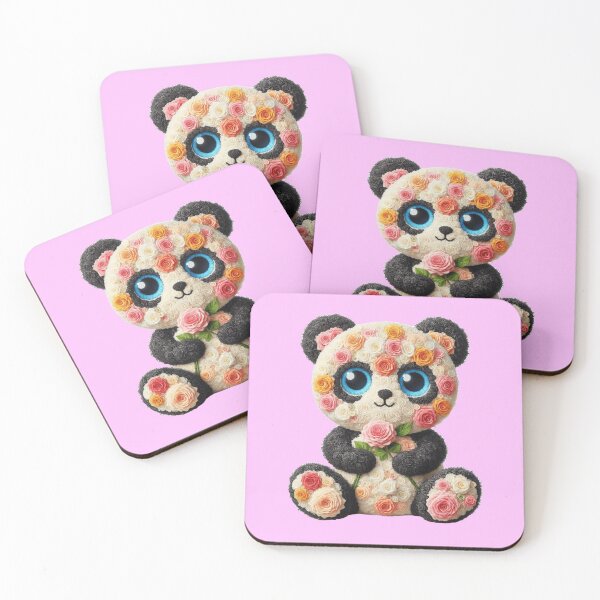 Item preview, Flower Panda 6 designed and sold by PANDALOVEART.