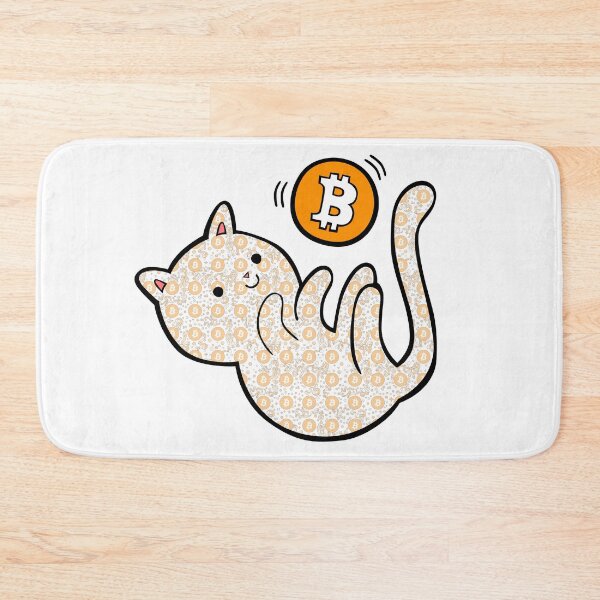 Item preview, BTC Bitcoin Blockchain Kitty Cat designed and sold by KatelynMitalski.