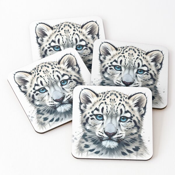 Item preview, Snow Leopard Cub designed and sold by Typeglyphs.