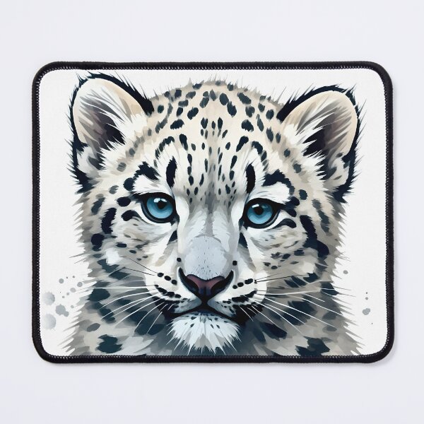 Item preview, Snow Leopard Cub designed and sold by Typeglyphs.