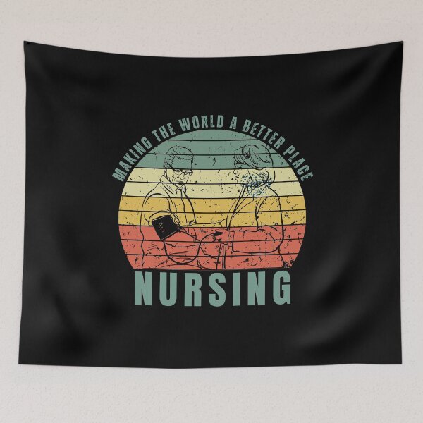 Item preview, Making the world a better place - Nursing Warrior Design Caring with Strength designed and sold by Techflare.