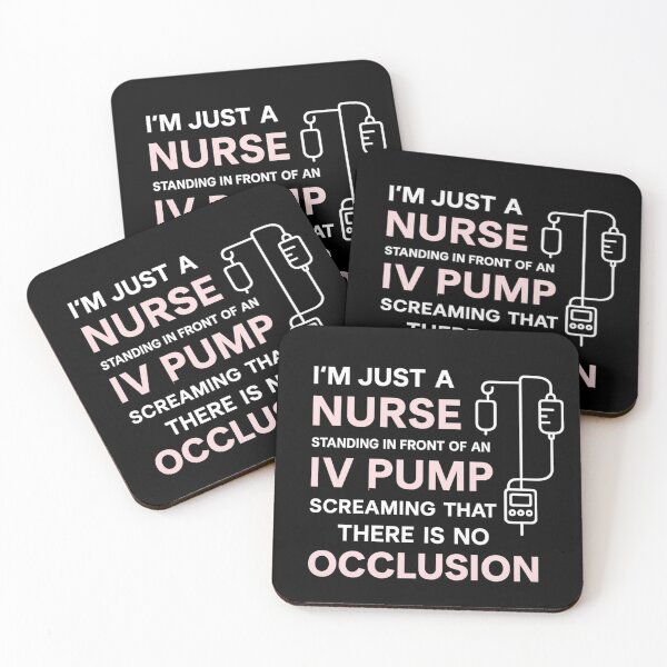 Item preview, No Occlusion Funny Nurse IV Pump designed and sold by catthemedic.