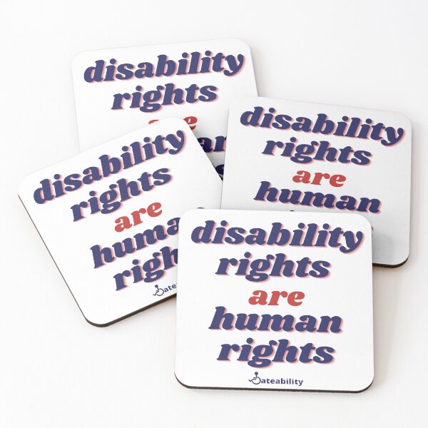 Item preview, Disability Rights Are Human Rights! designed and sold by Dateability.