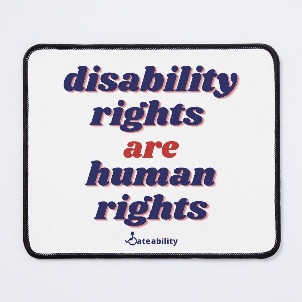 Item preview, Disability Rights Are Human Rights! designed and sold by Dateability.