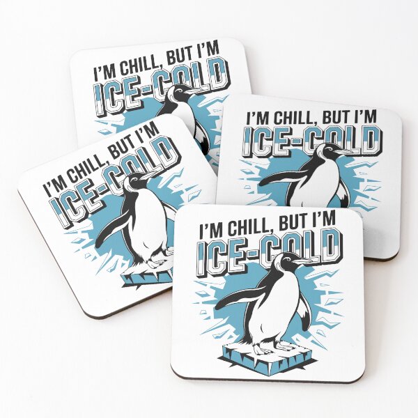Item preview, Ice Cold Penguin Cool Vibes designed and sold by WildlifeInc.