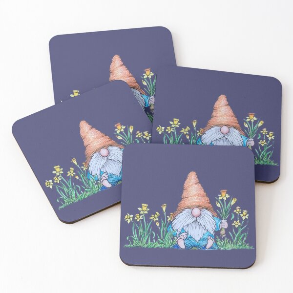 Item preview, Gnome sitting with daffodils designed and sold by SarahCD13.
